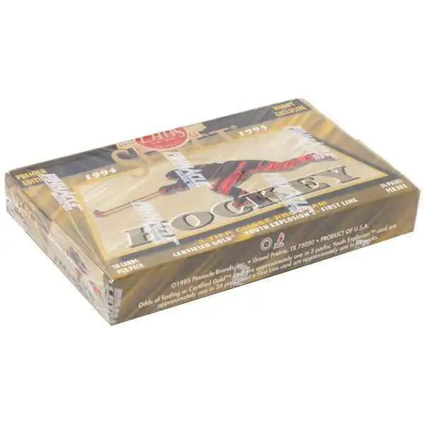 NHL 1994-95 Pinnacle Hockey Trading Card HOBBY Box [36 Packs]
