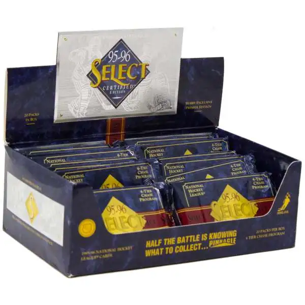 NHL 1995-96 Select Certified Edition Hockey Trading Card HOBBY Box [20 Packs]