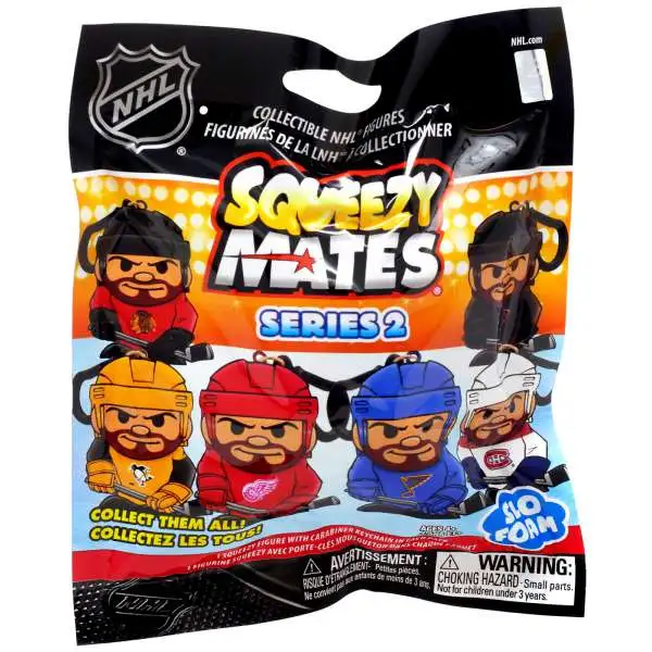 NHL Squeezy Mates Series 2 Hockey Mystery Pack [1 RANDOM Slo Foam Figure]