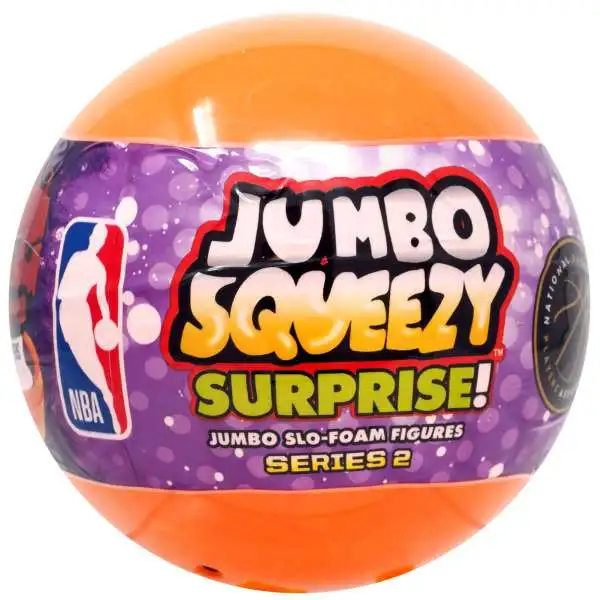 NBA JUMBO Squeezy Surprise! Basketball Series 2 Mystery Pack [1 RANDOM 5" Slo Foam Figure]