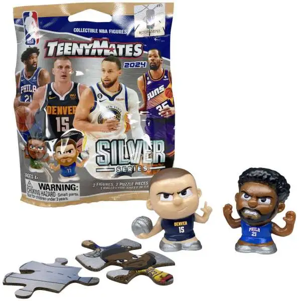 NBA TeenyMates Basketball Series 9 Silver Series Mystery Pack
