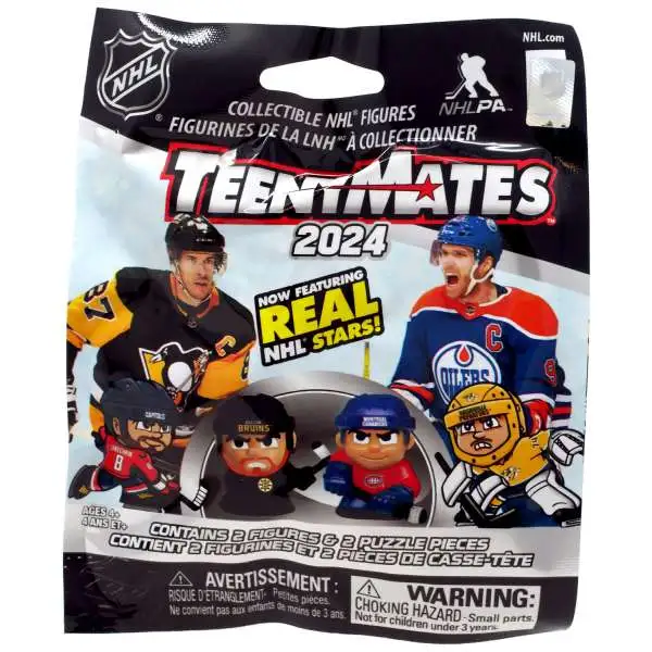 NHL TeenyMates 2024 Hockey Mystery Pack [2 RANDOM Figures]