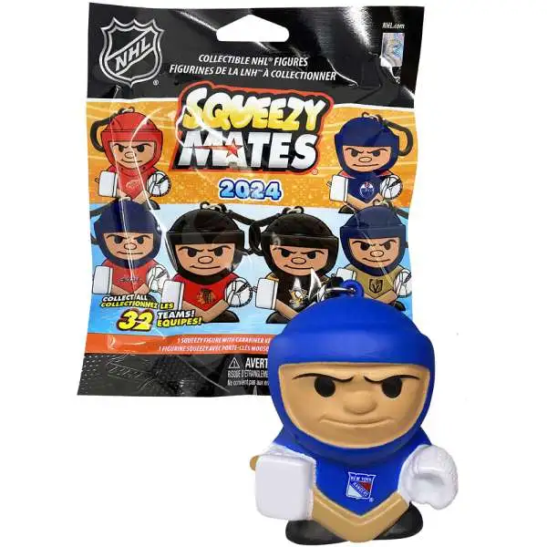 NHL Squeezy Mates 2024 Hockey Mystery Pack [1 RANDOM Slo Foam Figure]