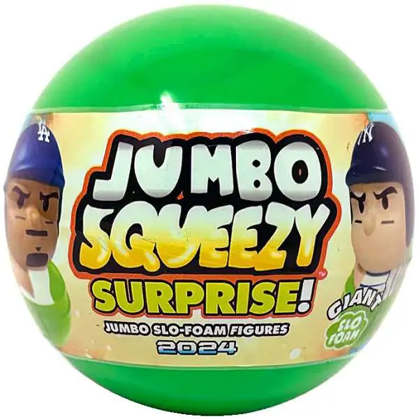MLB JUMBO Squeezy Surprise! Baseball 2024 Batters Mystery Pack [1 RANDOM 5" Slo Foam Figure]