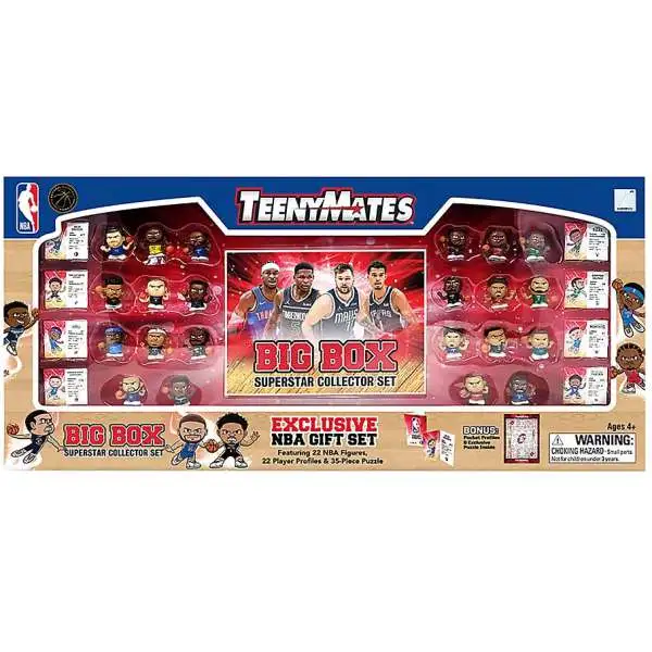 NBA TeenyMates 2024 Basketball BIG BOX Exclusive Superstar Collector Gift Set [22 Players!]