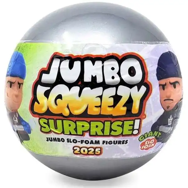 NHL JUMBO Squeezy Surprise! 2025 Hockey Mystery Pack [1 RANDOM Slo Foam Figure]