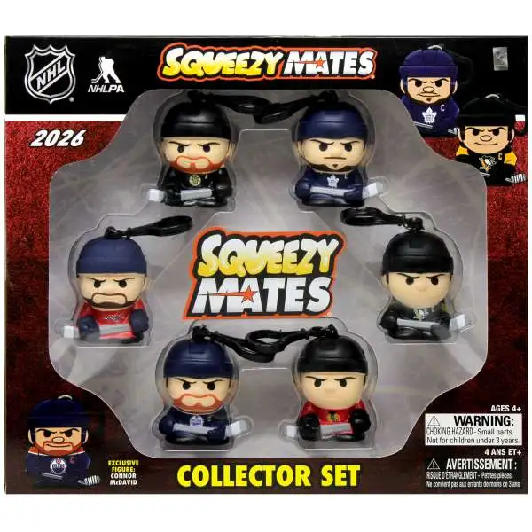 NHL Squeezy Mates 2026 Hockey Collector Set