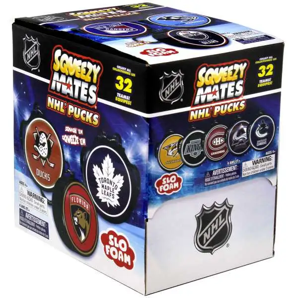 SqueezyMates NHL Pucks Mystery Box [24 Packs]