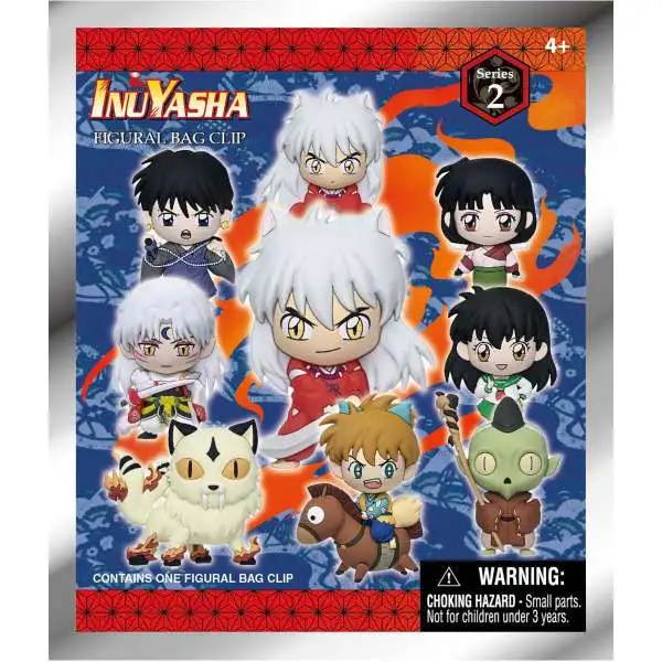 3D Figural Bag Clip InuYasha Series 2 Mystery Pack [1 RANDOM Figure]