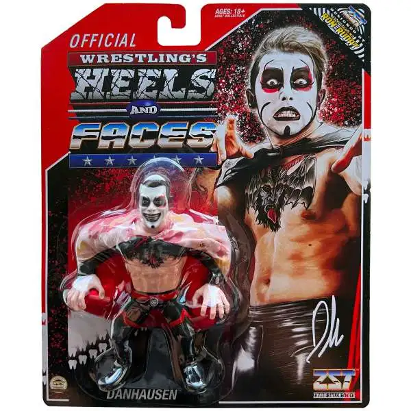 Wrestling's Heels & Faces Danhausen Action Figure [with Cape]