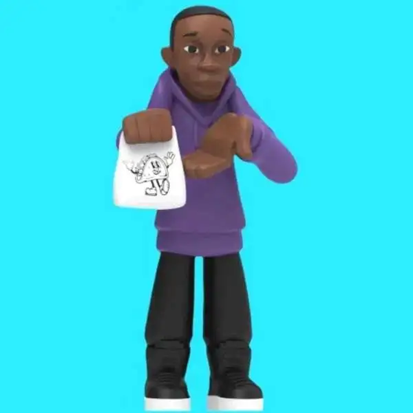 Screen Breakz Delivery Khaby Figure All Star Innovations - ToyWiz