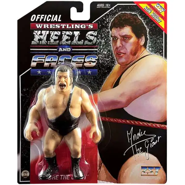 Wrestling's Heels & Faces Andre the Giant Action Figure [Black]