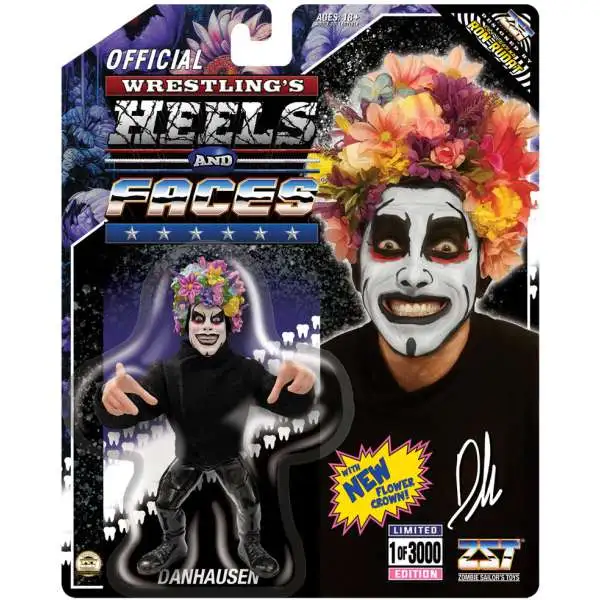 Wrestling's Heels & Faces Danhausen Action Figure [Flower Crown]