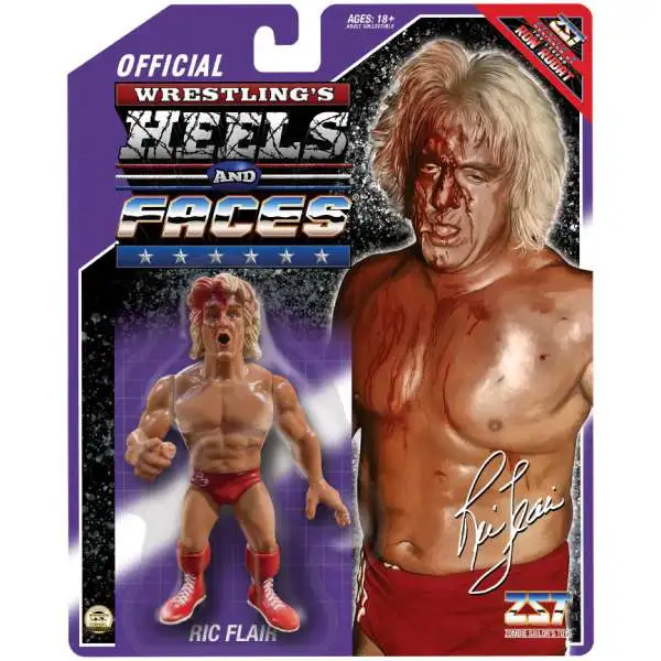 Wrestling's Heels & Faces Series 4 Ric Flair Action Figure [Bloody]