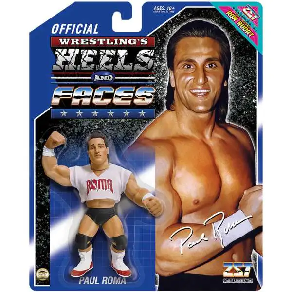 Wrestling's Heels & Faces Series 3 Paul Roma Action Figure