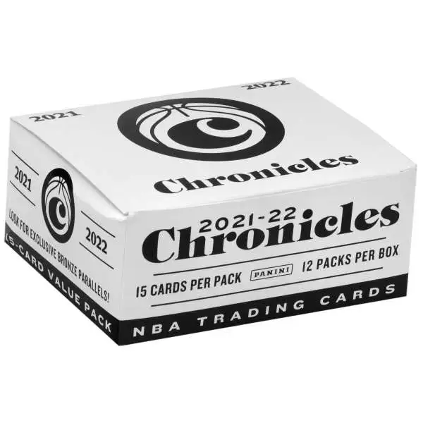 NBA Panini 2021-22 Chronicles Basketball Trading Card VALUE Box [12 Packs]