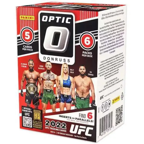 UFC Panini 2022 Donruss Optic UFC Trading Card BLASTER Pack 5 Cards