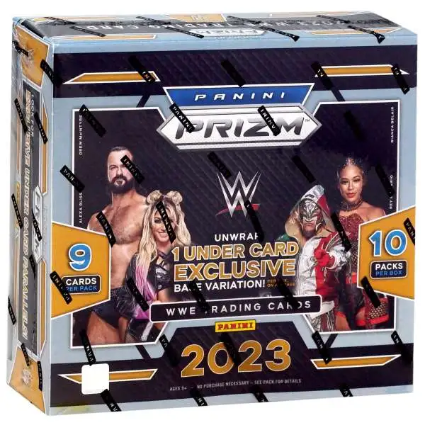 WWE Wrestling Panini 2023 Prizm Trading Card UNDER Box [1 Autograph, 18 Inserts/Parallels & 1 Base Variation]