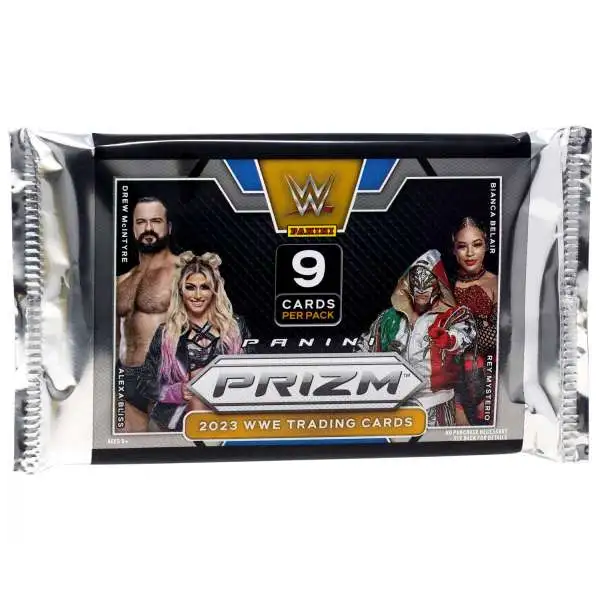WWE Wrestling Panini 2023 Prizm Trading Card UNDER Pack [9 Cards]