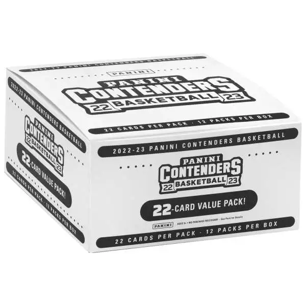 NBA Panini 2022-23 Contenders Basketball Trading Card VALUE Box [12 Packs]