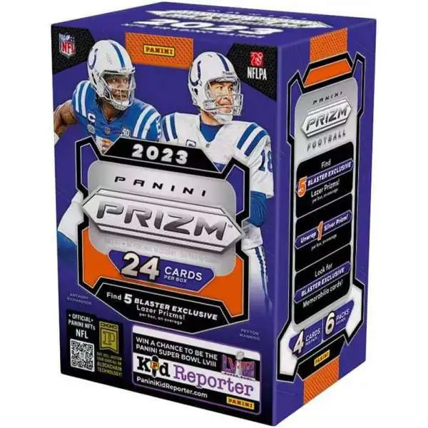 NFL Panini 2023 Prizm Football Trading Card BLASTER Box [6 Packs]