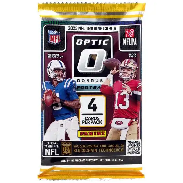 NFL Panini 2023 Donruss Optic Football Trading Card BLASTER Box 6 Packs