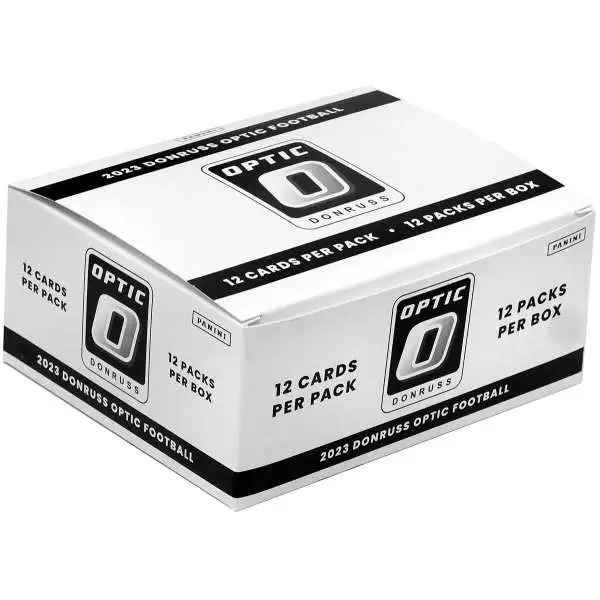 NFL Panini 2023 Donruss Optic Football Trading Card VALUE Box [12 Fat Packs]