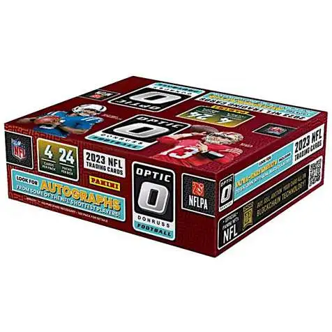 NFL Donruss 2023 Optic Football Trading Card RETAIL Box [24 Packs]