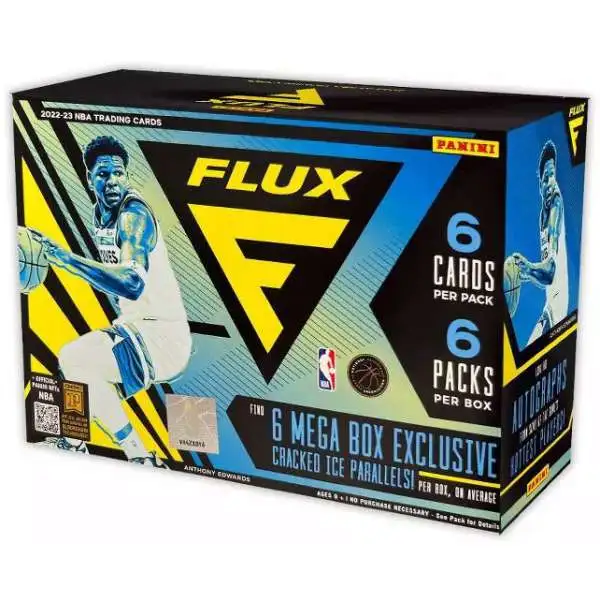 NBA Panini 2022-23 Flux Basketball Trading Card MEGA Box [6 Packs]