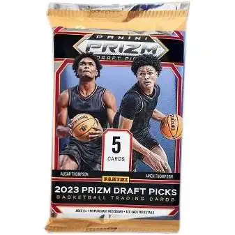 NBA Panini 2023-24 Prizm Draft Picks Basketball Trading Card BLASTER Pack [5 Cards]