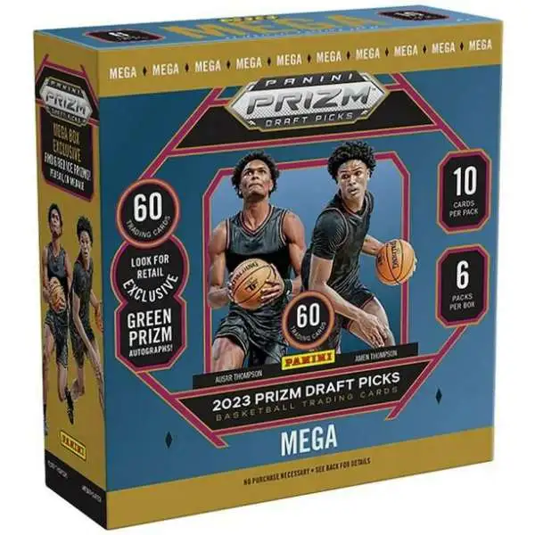 NBA Panini 202324 Prizm Draft Picks Basketball Trading Card MEGA Box