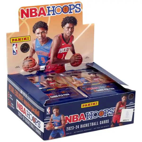 NBA Panini 2023-24 Hoops Basketball Trading Card RETAIL Box [24 Packs]