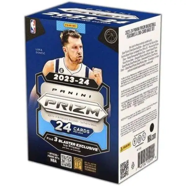 NBA Panini 2023-24 Prizm Basketball Trading Card BLASTER Box [6 Packs, Ice Prizms]