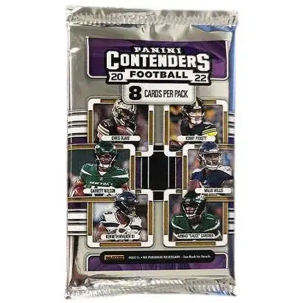 NFL Panini 2022 Contenders Football Trading Card BLASTER Pack [8 Cards]