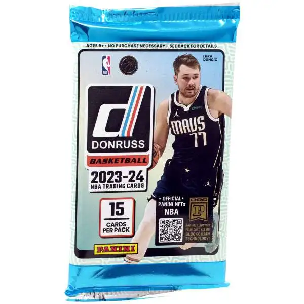 NBA Panini 2023-24 Donruss Basketball Trading Card MEGA Box Pack [15 Cards]