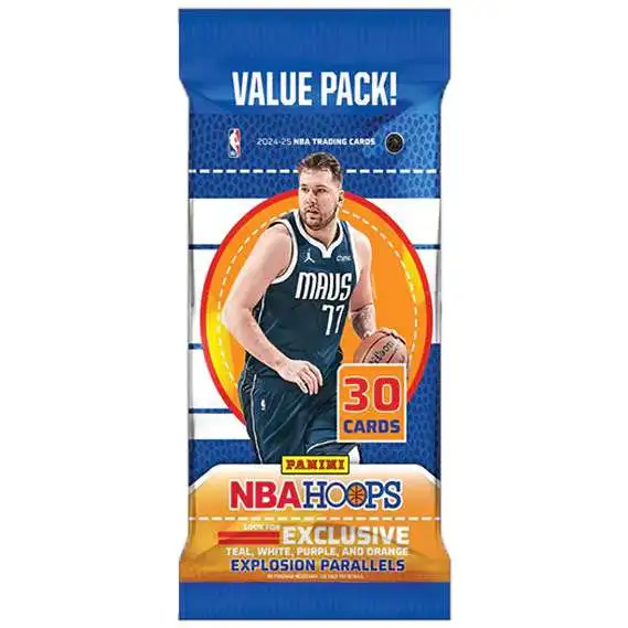 NBA Panini 2024-25 Hoops Basketball Trading Card VALUE Pack [30 Cards]