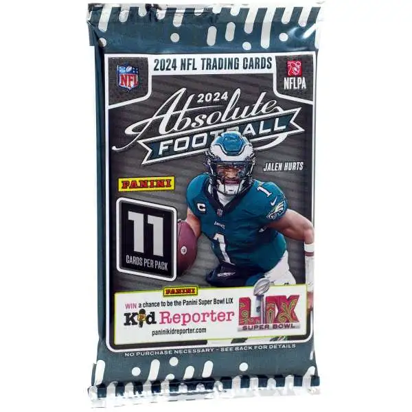 NFL Panini 2024 Absolute Football Trading Card BLASTER Pack [11 Cards]