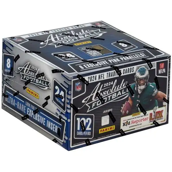 NFL Panini 2024 Absolute Football Trading Card RETAIL Box [24 Packs]