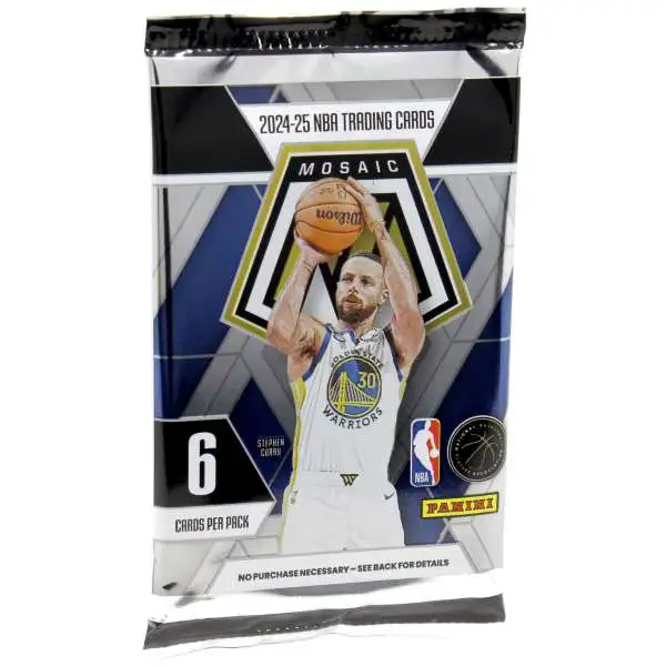 NBA Panini 2024-25 Mosaic Basketball Trading Card BLASTER Pack [6 Cards]