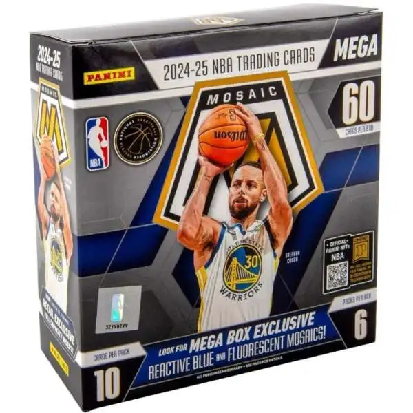NBA Panini 2024-25 Mosaic Basketball Trading Card BLASTER Box 6