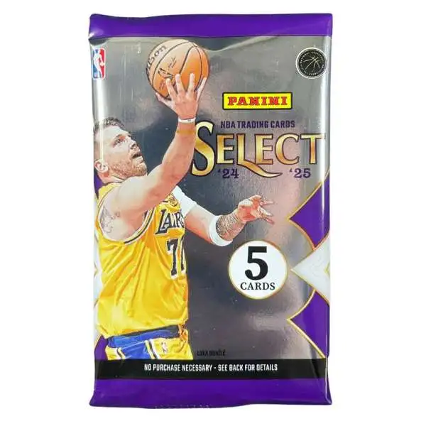 NBA Panini 2024-25 Select Basketball Trading Card Hobby Pack [5 Cards]