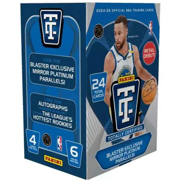 NBA Panini 2024-25 Totally Certified Basketball Exclusive Trading Card BLASTER Box [6 Packs]