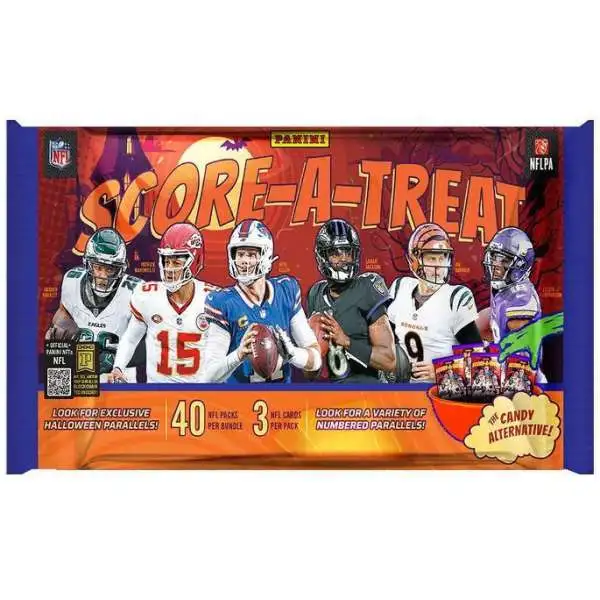 NFL 2025 Score-a-Treat Football Trading Card Bundle [40 Packs]