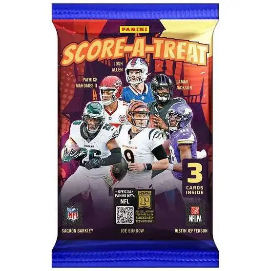 NFL 2025 Score-a-Treat Football Trading Card Pack [3 Cards]
