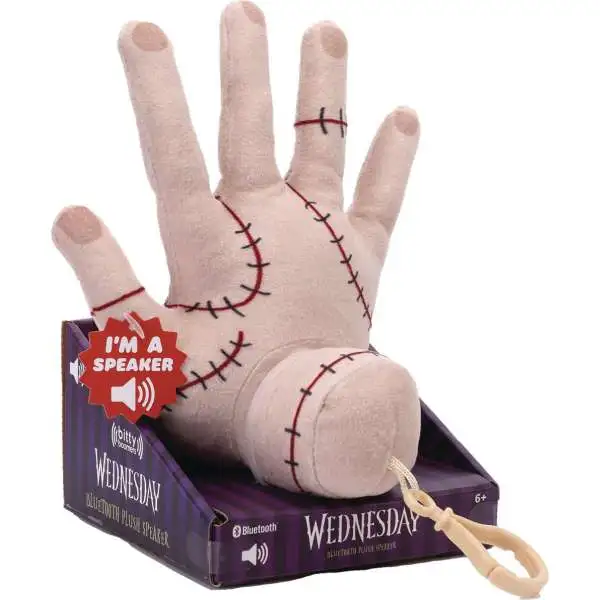 Wednesday Bitty Boomers Thing 2-Inch Plush Blutooth Speaker (Pre-Order ships January)