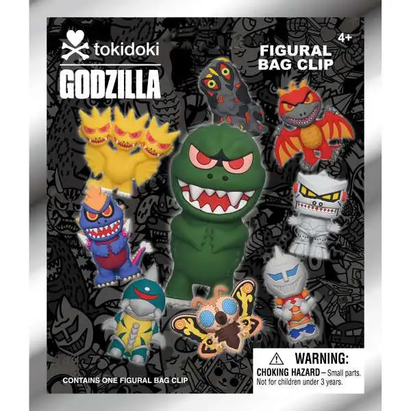 3D Figural Foam Bag Clip Godzilla x Tokidoki Series 1 Mystery Pack [1 RANDOM Figure]