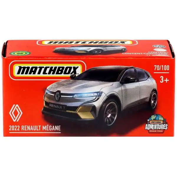 Matchbox Drive Your Adventure 2022 Renault Megane Diecast Car [Silver]