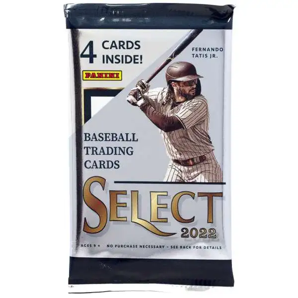 Panini 2022 Select Baseball Trading Card BLASTER Pack [4 Cards]