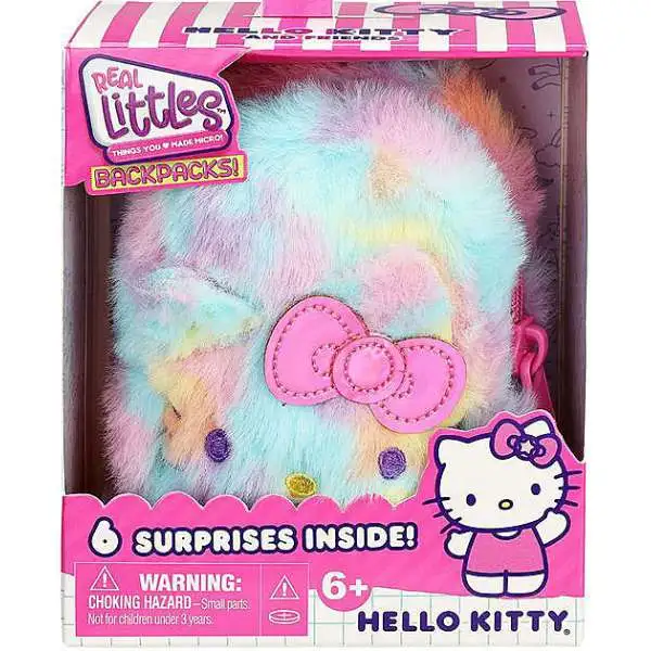 Hello Kitty & Friends Real Littles Backpacks! Hello Kitty Pack [Sherbert Colored, Damaged Package]