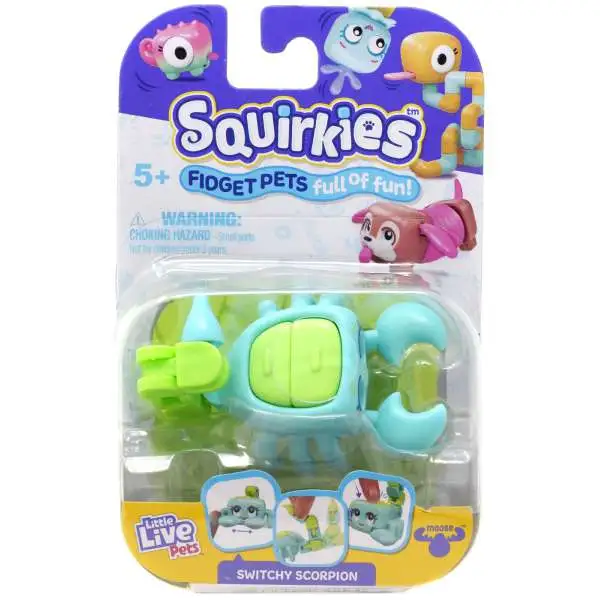 Little Live Pets Squirkies Switchy Scorpion Figure [Blue & Green]